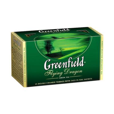 ЧАЙ GREENFIELD 25пак. Флаинг драгон зел.