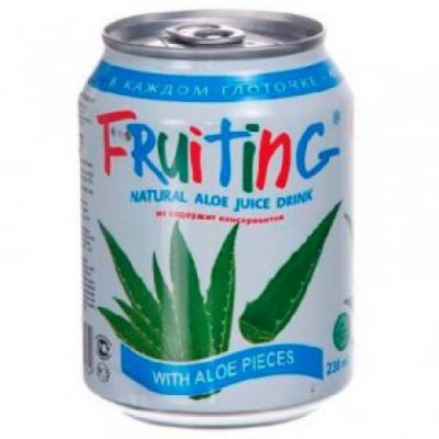 Напиток Fruiting из сока алоэ с кус алоэ 238мл ж/б