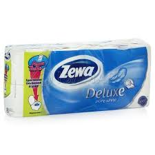 Туалетная бумага Zewa Deluxe белая 3-сл 8 рул/упак