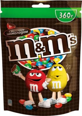Драже M&M's шоколад, 360г