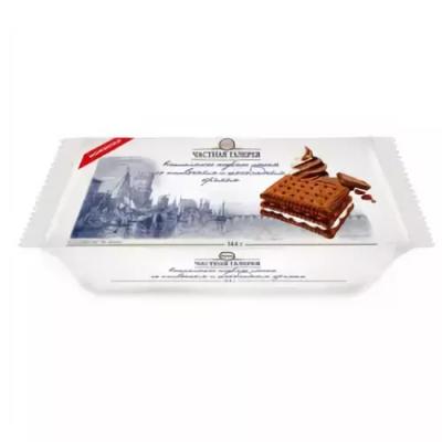 Печенье Неапольское со сливочным и шоколадным кремом 144г Частная Галерея 