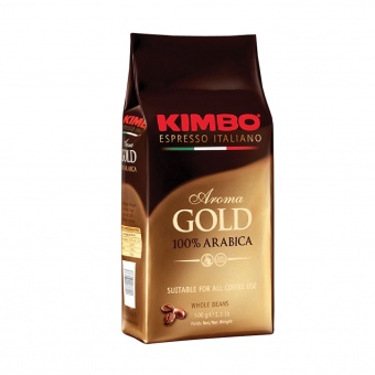 Кофе Kimbo Голд 100% Арабика натур. жар зерно 500г м/у