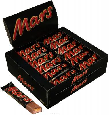 Шоколадный батончик MARS 50гр*36шт