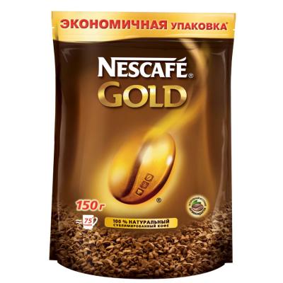 Кофе Nescafe Голд 150гр пак.