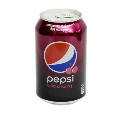 Pepsi-Cola Вайлд Черри напиток сильногазированный, 0,33 л (1*12)