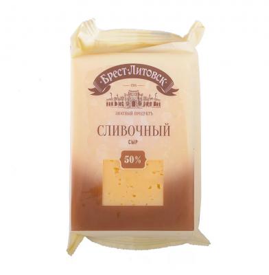 Сыр Брест-Литовский Сливочный 50% 180 гр