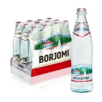  Вода Боржоми 0,33л стекло  (1*12)