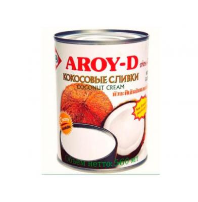 Кокосовые сливки Aroy-D 70%, 560 мл ж/б.