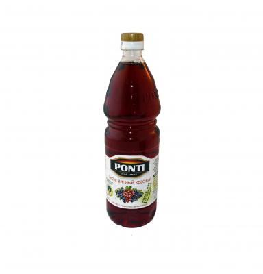 Уксус винный красный 6% (1л) Ponti