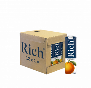Нектар RICH апельсиновый 1 л (1*12)