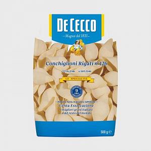 Паста DE CECCO №126 Конкильони Ригате 500 г