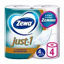 Туалетная бумага ZEWA Just1 4 слоя 4 рулона