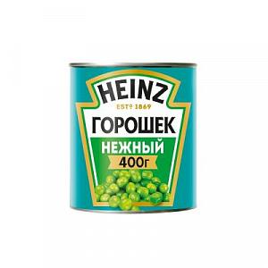 Горошек HEINZ зеленый консервированный 400 гр