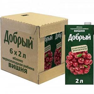 Нектар ДОБРЫЙ вишня 2 л (1*6)