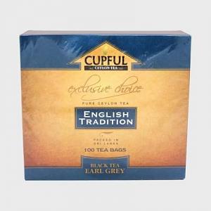 Чай черный CUPFUL English Tradition Earl Grey 100 пакетиков