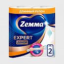 Полотенца бумажные ZEMMA Expert Декор 2 рулона