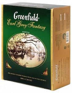 ЧАЙ GREENFIELD 100пак. Грей Фентази