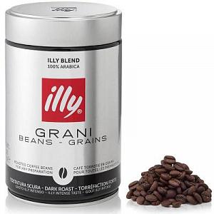 Кофе Illy темная обжарка  в зернах жб 250г