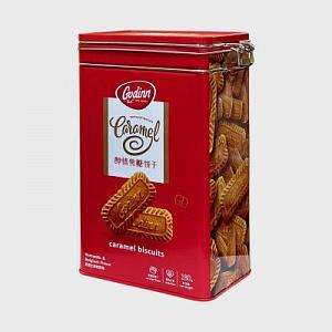 Печенье GODINN Caramel карамельное ж/б 180 г