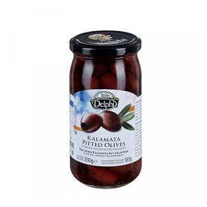 Маслины DELPHI Каламата без косточки 350/200 гр
