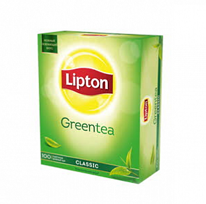 Чай зеленый LIPTON Classic в пакетиках 100 шт