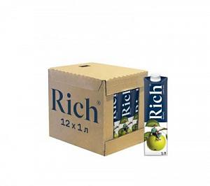 Сок RICH яблоко 1 л (1*12)