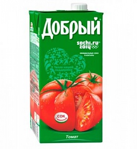 Сок ДОБРЫЙ томатный с мякотью 2 л 