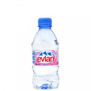 Вода EVIAN б/г пэт 0,33 л (1*24)