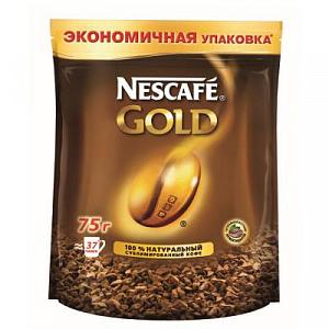 Кофе NESCAFE Голд 75гр пак.