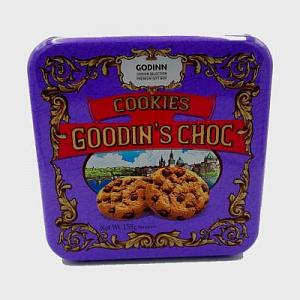 Печенье GODINN Goodin's Choc Cookies с шоколадом ж/б 158 г