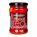 Перчик PEPPADORO черри красный сладкий фаршированный сыром 250 г