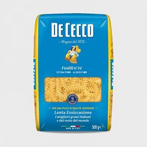 Паста DE CECCO №34 Фузилли 500 г