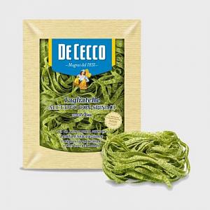 Паста DE CECCO №107 Тальятелле со шпинатом с добавлением яйца 250 г