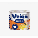 Туалетная бумага VEIRO comfort 2 слоя 4 рулона