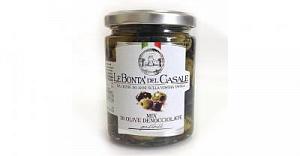 Микс Оливок и Маслин ,без косточки "Le Bonta del Casale" 314 мл 