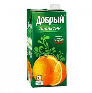 Сок ДОБРЫЙ апельсиновый 2 л