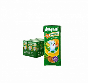 Нектар ДОБРЫЙ муьтифрукт 0.2 л (1*27)