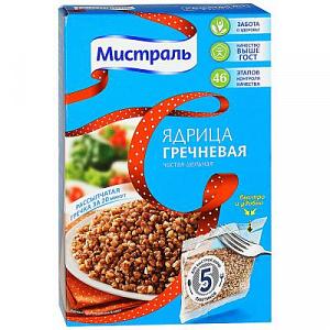 Крупа гречневая МИСТРАЛЬ 5 пакетиков