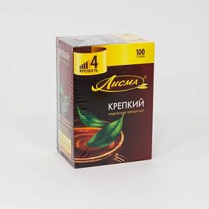 Чай Лисма Крепкий мелк.лист. 100гр