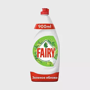 Средство для мытья посуды FAIRY Зелёное яблоко 900 мл