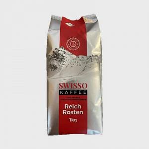 Кофе SWISSO KAFFEE Reich Rösten в зёрнах 1 кг