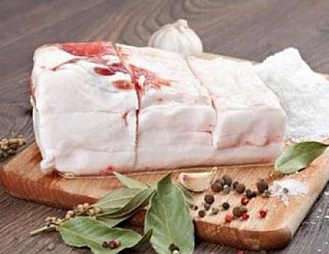 Свиное сало соленое 